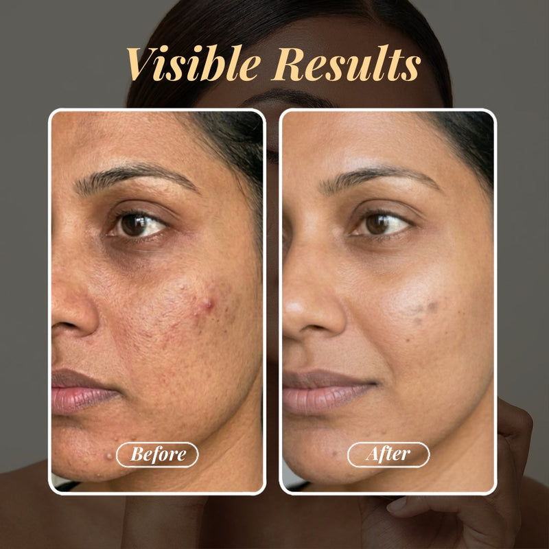 Illustrative before and after