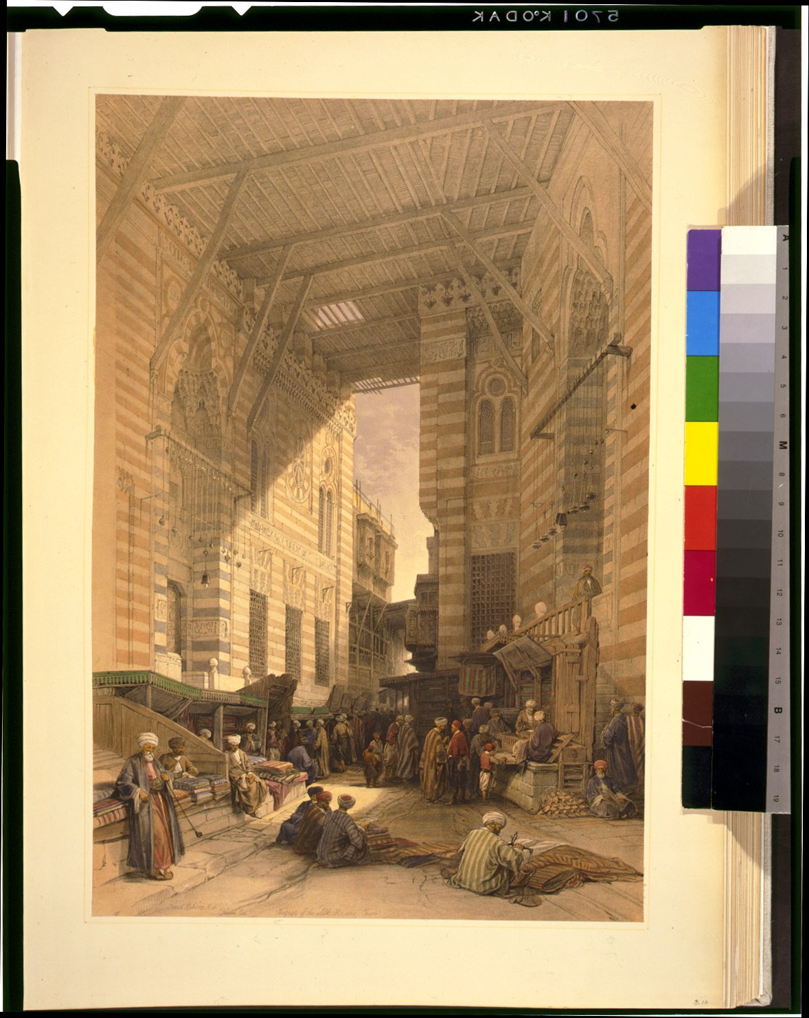 Bazaar of the silk mercers, Cairo